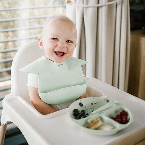 Silikónový delený tanierik s prísavkou BabyOno