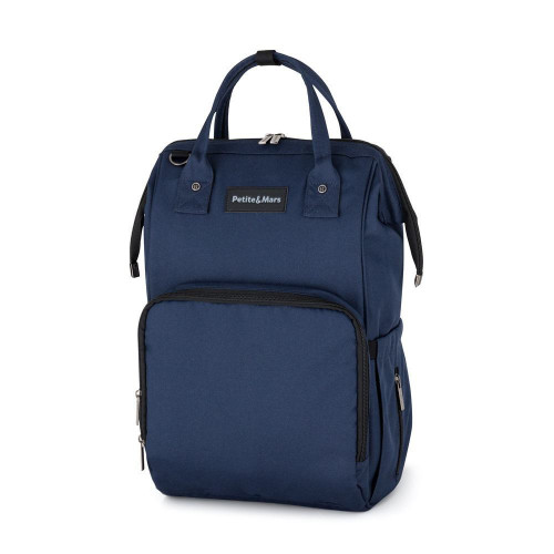 Batoh prebaľovací na kočík Jackob Dark Blue Petite & Mars