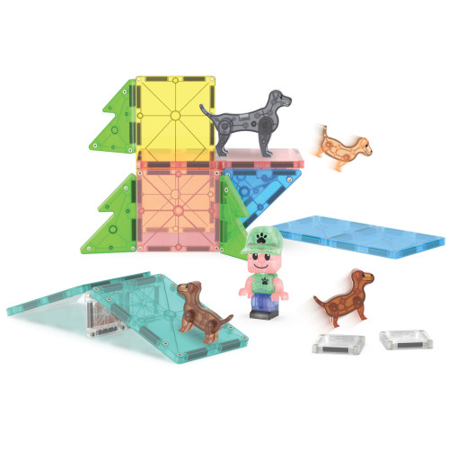 Magnetická stavebnica Puppy Park 27 dielov