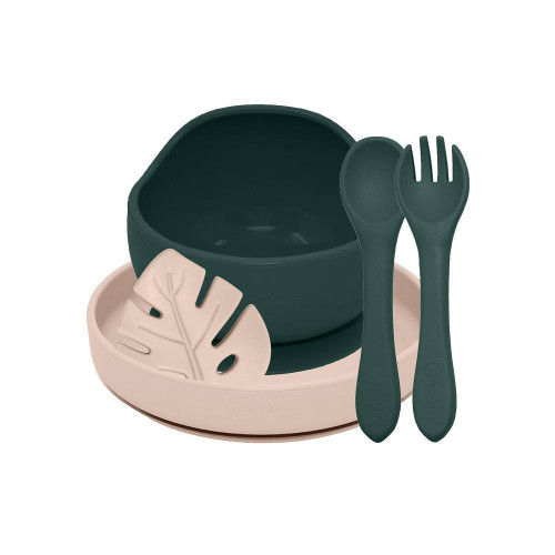 Set jedálenský silikónový Take Match Petite & Mars 4 ks 6 m+