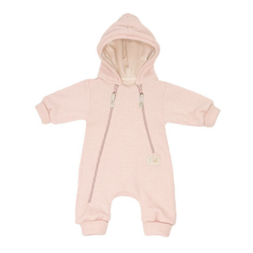 Overal pre bábätko rastúci svetrový Powder pink Esito