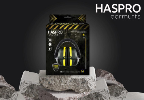 Chrániče sluchu Nox-5F, SNR 32dB čierne Haspro