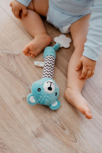 Pískatko / hryzátko plyš 25 cm 0 m+ Babyted