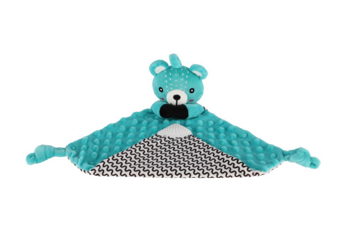 Zaspávač babyted hryzátko, hrkálka plyš 25x25 cm 0 m+