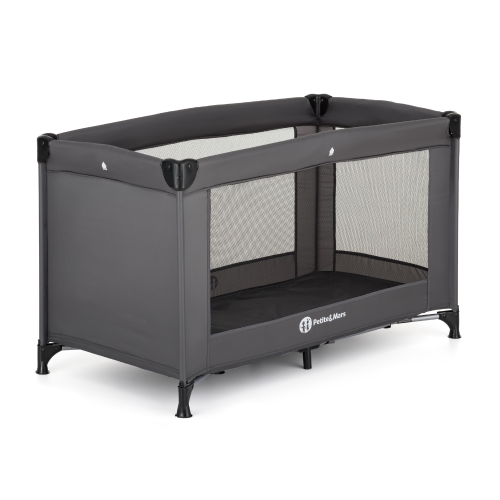 Postieľka cestovná Koot Lite, Dark Grey Petite & Mars