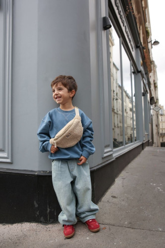 Teddy Hearts Mini Fanny pack - ľadvinka Studio Noos