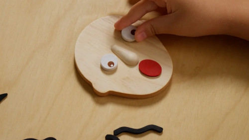 PlanToys Zostav si tvár - mini sada PlanToys