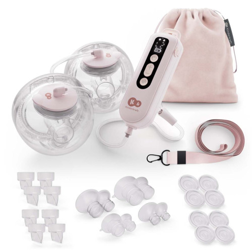 Odsávačka materského mlieka Double Hands-free Gentle Flow Kinderkraft