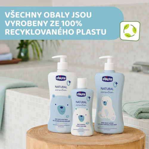 Sprchový gél s aloe a harmančekom Natural Sensation 200 ml, 0 m+ Chicco