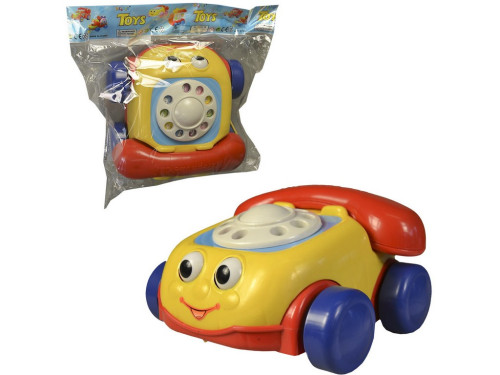 Telefón so šnúrkou na natiahnutie 18 cm