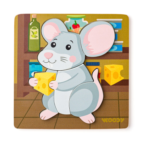 Puzzle Baby - myška Woody