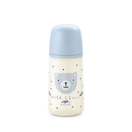 Dojčenská fľaša 270 ml fyziologická M Wild & Free Suavinex