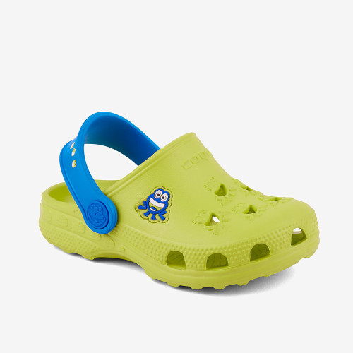 Detské clogsy nazúvaky Little Frog žlté Coqui