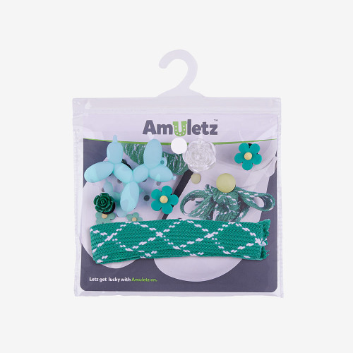 Amulety - ozdoby na topánky Amuletz Šnúrky set mix Coqui