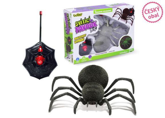 Pavúk RC svieti v tme 20 cm