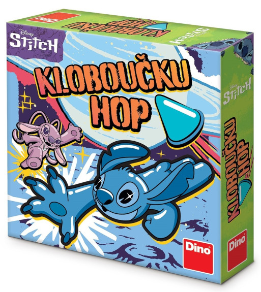Klobúčik hop detská hra Stitch