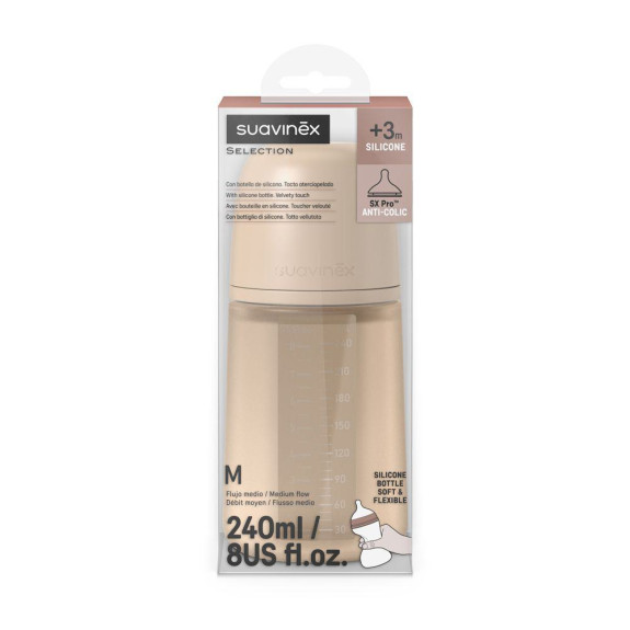 Dojčenská fľaša 240 ml M Suavinex