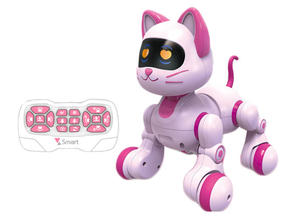 Robotická mačka RC na diaľkové ovládanie 21 cm