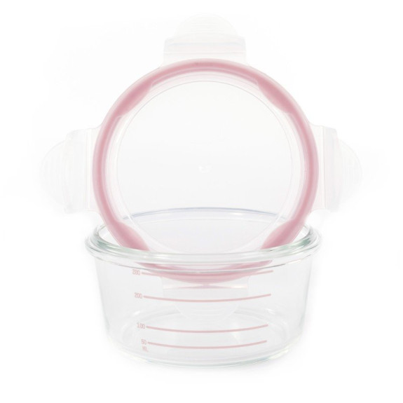 Sklenené misky s viečkami B-Glass Bowls 280 ml Bo Jungle