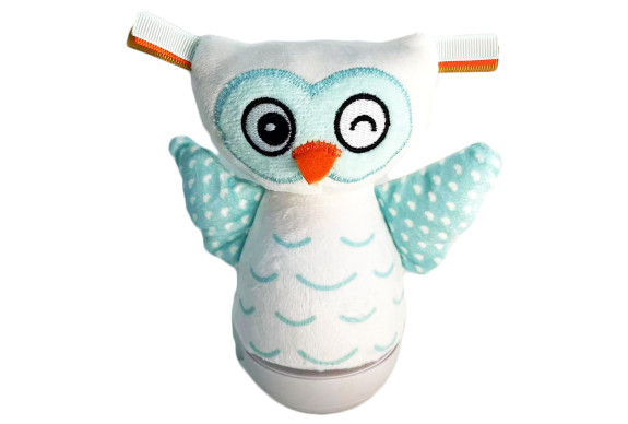 Zaspávacia sova Roly Poly s efektmi 16 cm