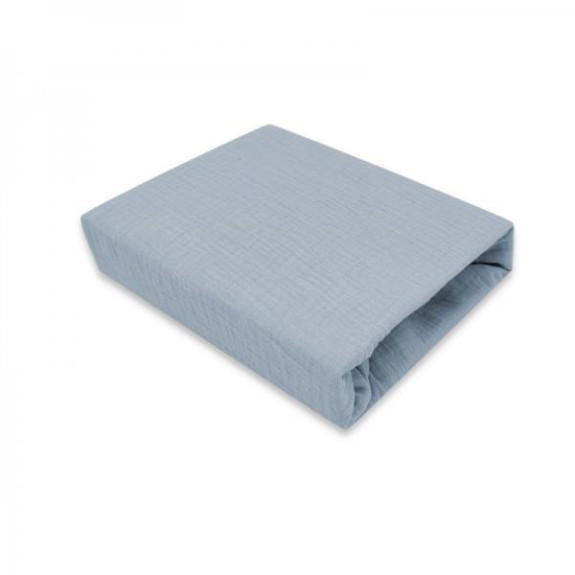 Mušelínové prestieradlo do postieľky 60 x 120 cm Nature double Baby Nellys
