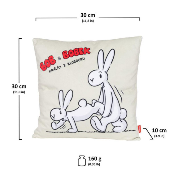 Vankúš 30x30 cm Bob a Bobek traktory