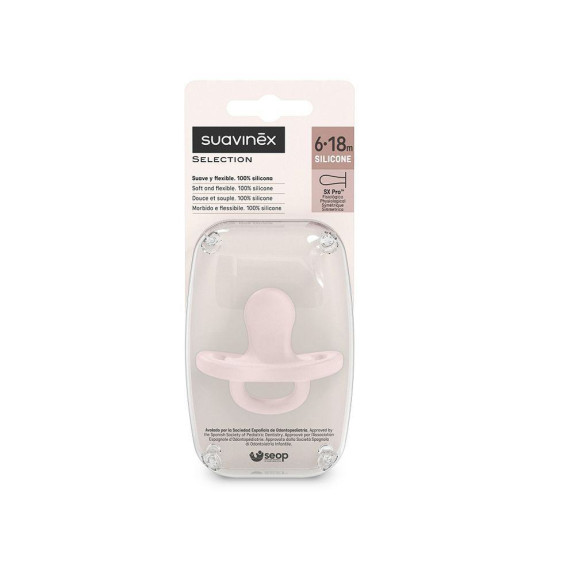 Cumlík fyziologický silikón 6-18 m SX PRO Colour Essence Suavinex