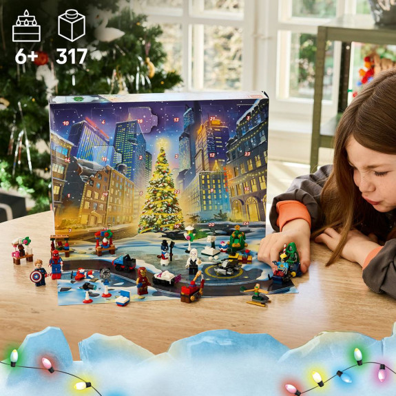 Adventný kalendár Marvel 2026 Lego