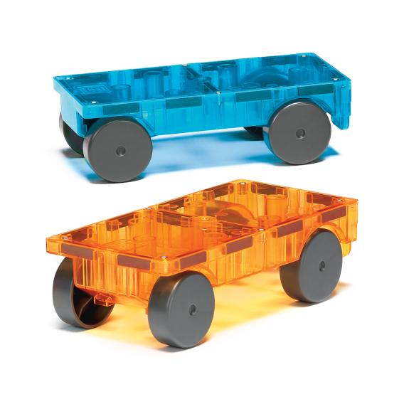 Magnetická stavebnica Cars 2 dielna Blue/orange