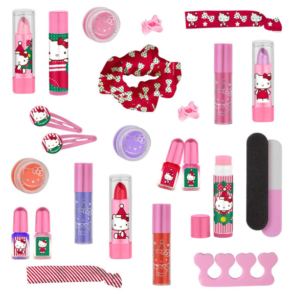 Adventný detský kozmetický kalendár Hello Kitty
