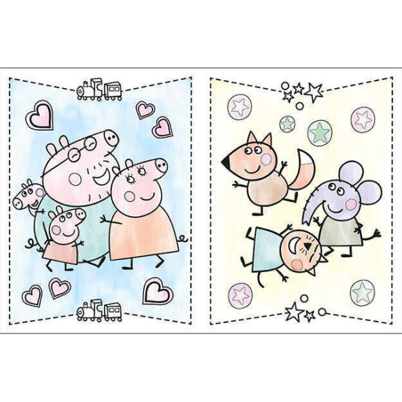 Maľuj vodou A4 Prasiatko Peppa