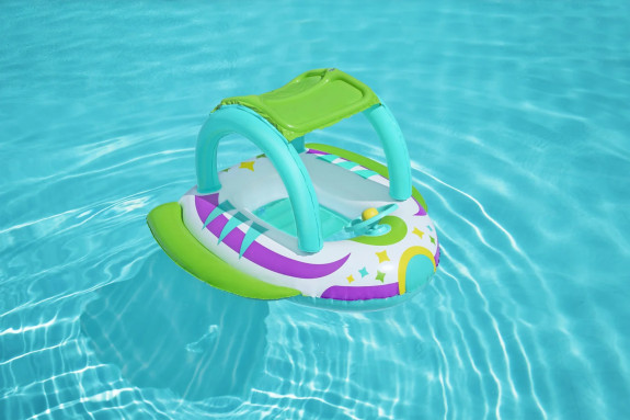 Detský nafukovací čln so strieškou Space Splash Bestway