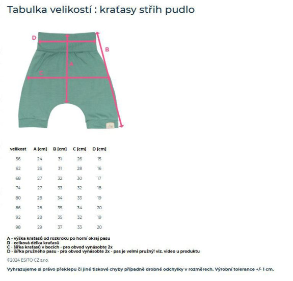 Detské kraťasy Morský svet šedej Esito