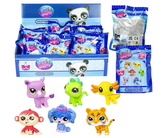 Figúrka gumovací mix druhov Littlest Pet Shop