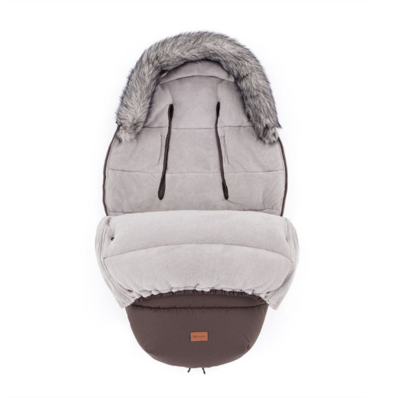 Set zimný fusak Comfy 4 v 1 + rukavice na kočík Furry Petite & Mars
