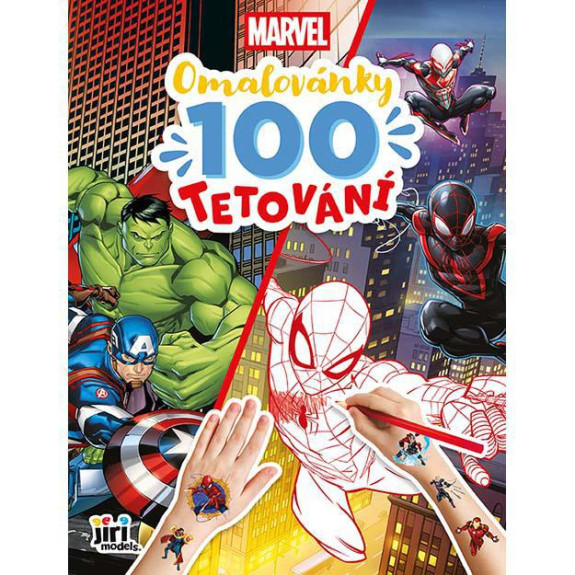 Maľovanky a 100 tetovaní Marvel