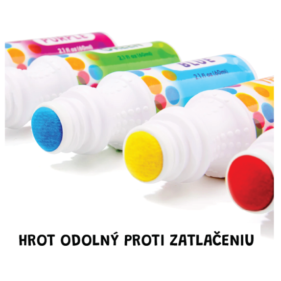 Farby v tube s omaľovánkami 8 ks Jarmelo