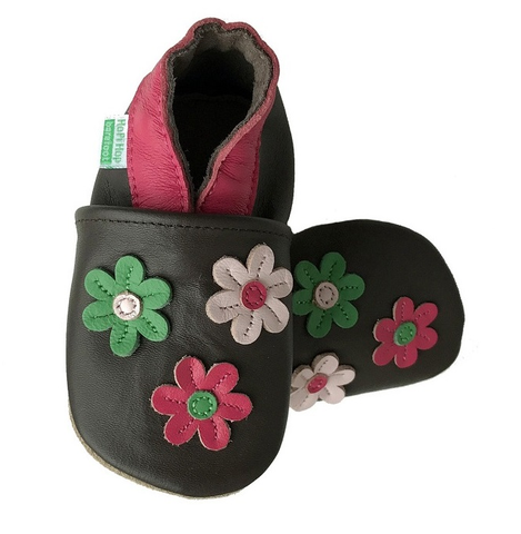 Kožené capáčky Barefoot Veľ. L (12-18 mes.) Hopi Hop