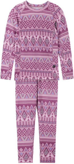 Detský set funkčnej bielizne Reima Taitoa - Grey Pink