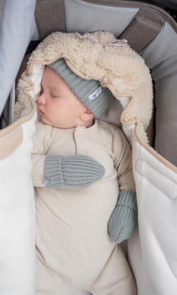 Rukavice Merino Beige Lodger