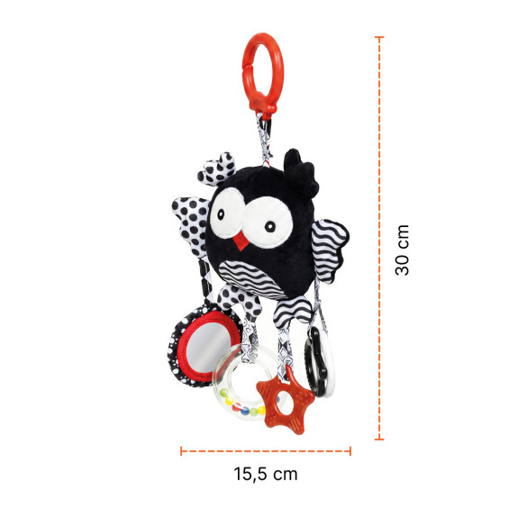 Senzorická aktivity hračka Owl Zopa