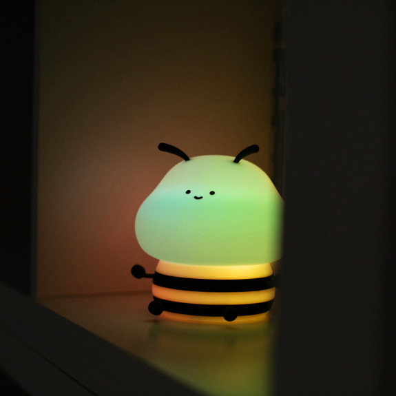 LED silikónová nočná lampička Rgb - včielka Mary's