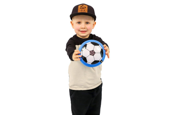 Air Disk futbalová lopta vznášajúca sa 14 cm so svetlom