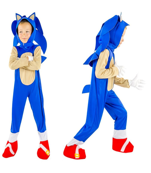 Detský kostým Sonic s maskou a rukavicami
