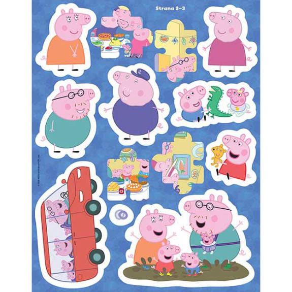 Samolepková knižka Prasiatko Peppa