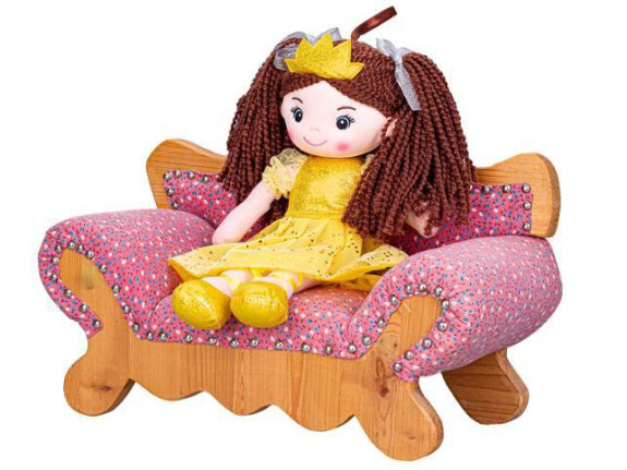 Bábika princezná Lenka 35 cm mäkké telo, na batérie, česky spievajúci 0 m+