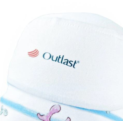 Klobúk tenký Outlast® s UV faktorom 50+ Biela veľryba