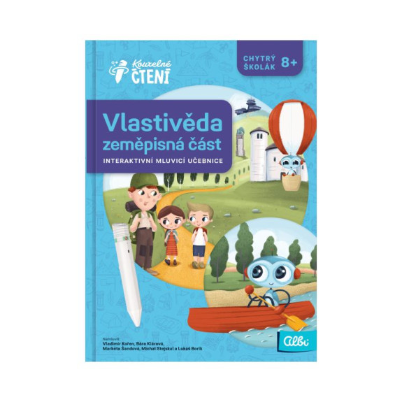 Kúzelné čítanie Kniha Vlastiveda zemepisná časť Albi