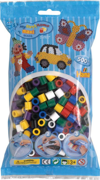 Zažehľovacie korálky 500 ks H8470 Maxi Hama