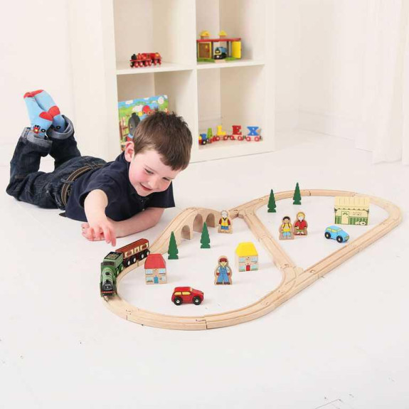 Drevená vláčikodráha Flying scotsman Bigjigs Rail